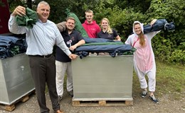 Foto von links: Stefan Loth, Tim Grunert, Robert Waltner, Lisa-Marie Wünsch und Kristina Grundey